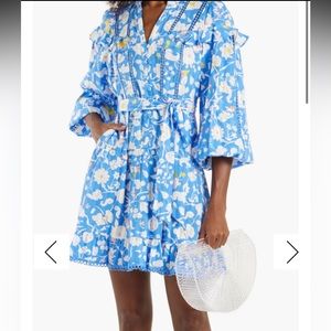 Diane Von Furstenberg Blue floral dress